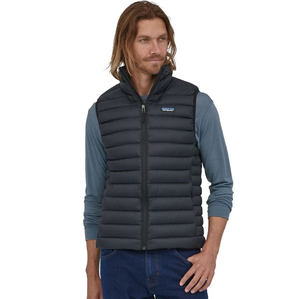Men’s Patagonia Down Vest in Black